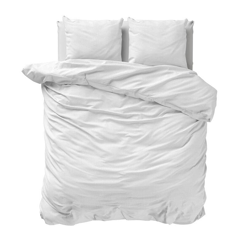 Dekbed Discounter Dekbedovertrek Percale-Katoen - Mousseline - Wit