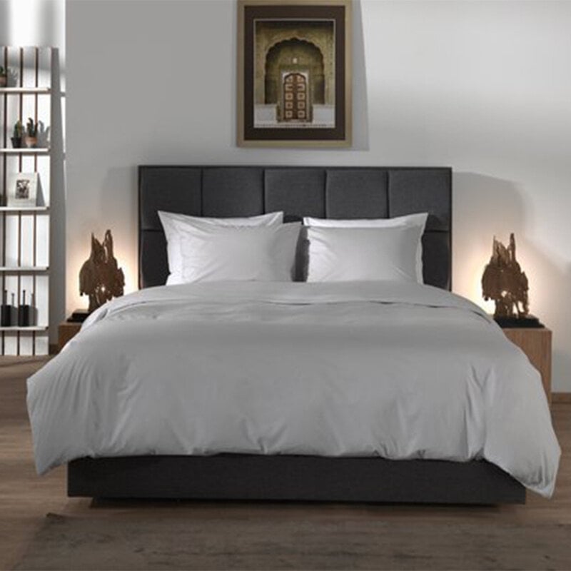 Dekbed Discounter Dekbedovertrek Percale-Katoen - Mumbai - Grijs