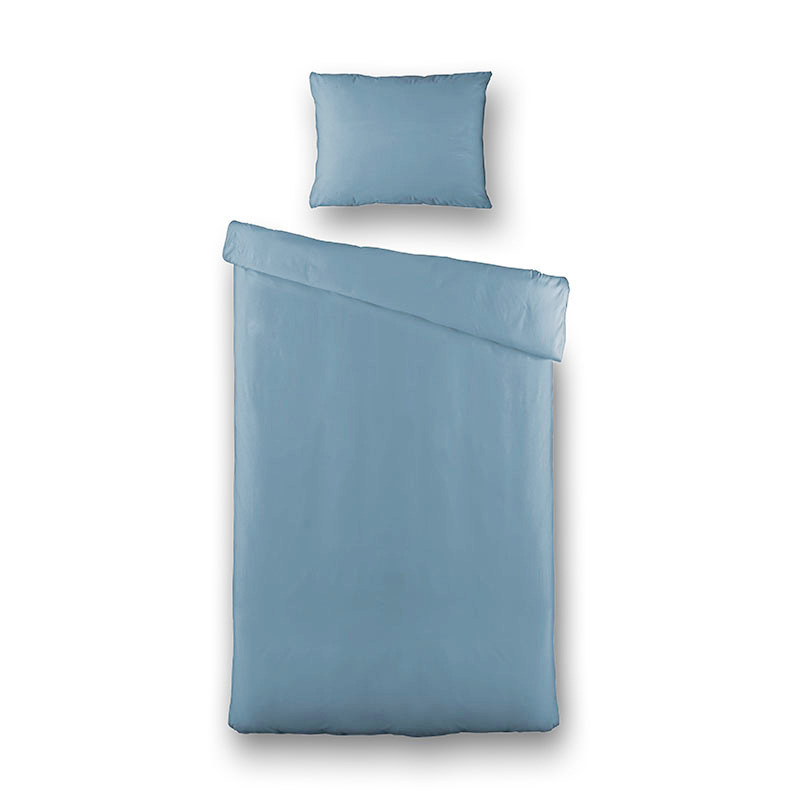Dekbed Discounter Dekbedovertrek Percale-Katoen- Plain - Donkerblauw