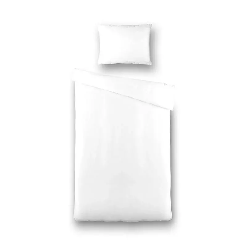 Dekbed Discounter Dekbedovertrek Percale-Katoen - Plain - Wit