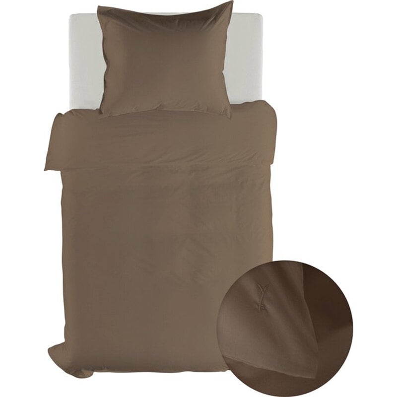 Dekbed Discounter Dekbedovertrek Percale-Katoen - Taupe