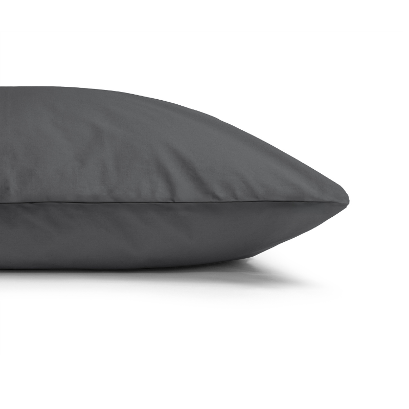 Dekbed Discounter Dekbedovertrek Percale Katoen Uni - Antraciet