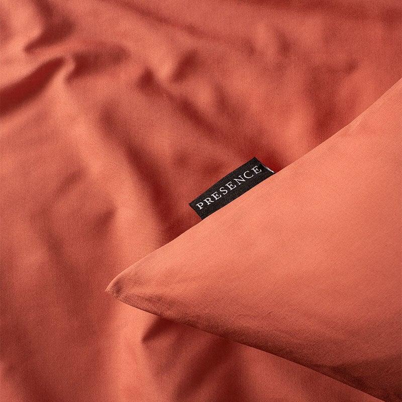 Dekbed Discounter Dekbedovertrek Percale-Katoen - Uni - Koraal