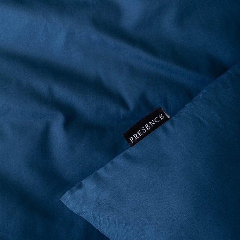 Dekbed Discounter Dekbedovertrek Percale-Katoen - Uni - Navy