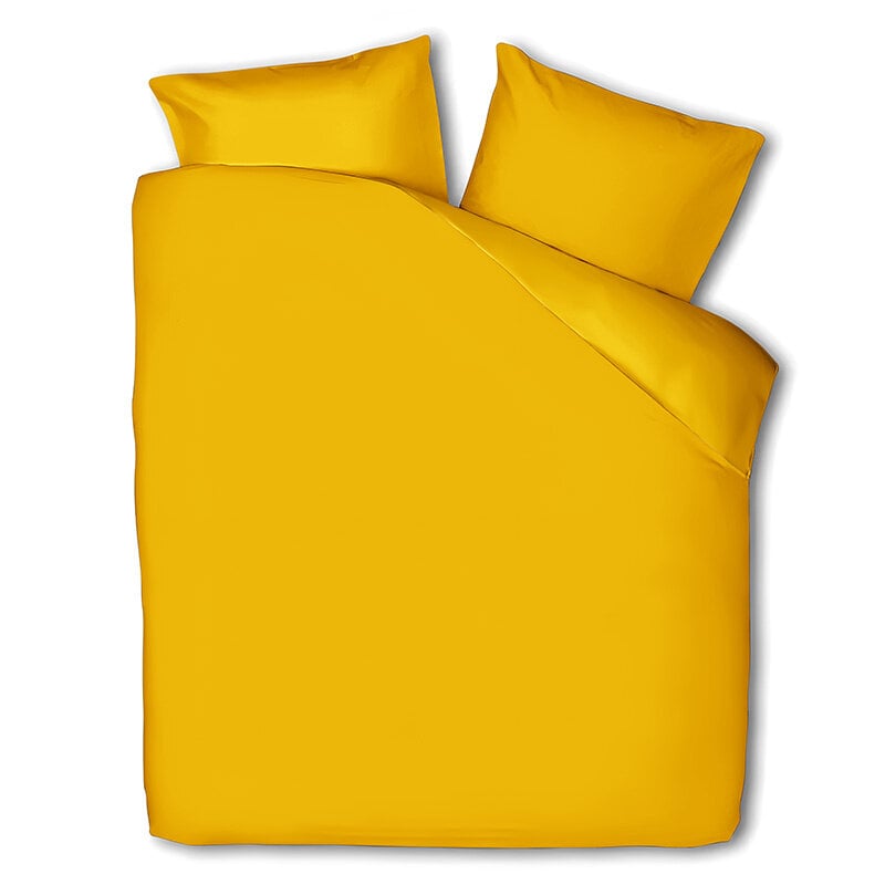 Dekbed Discounter Dekbedovertrek Percale-Katoen - Uni - Okergeel