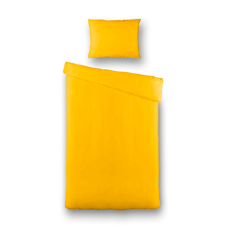 Dekbed Discounter Dekbedovertrek Percale-Katoen - Uni - Okergeel