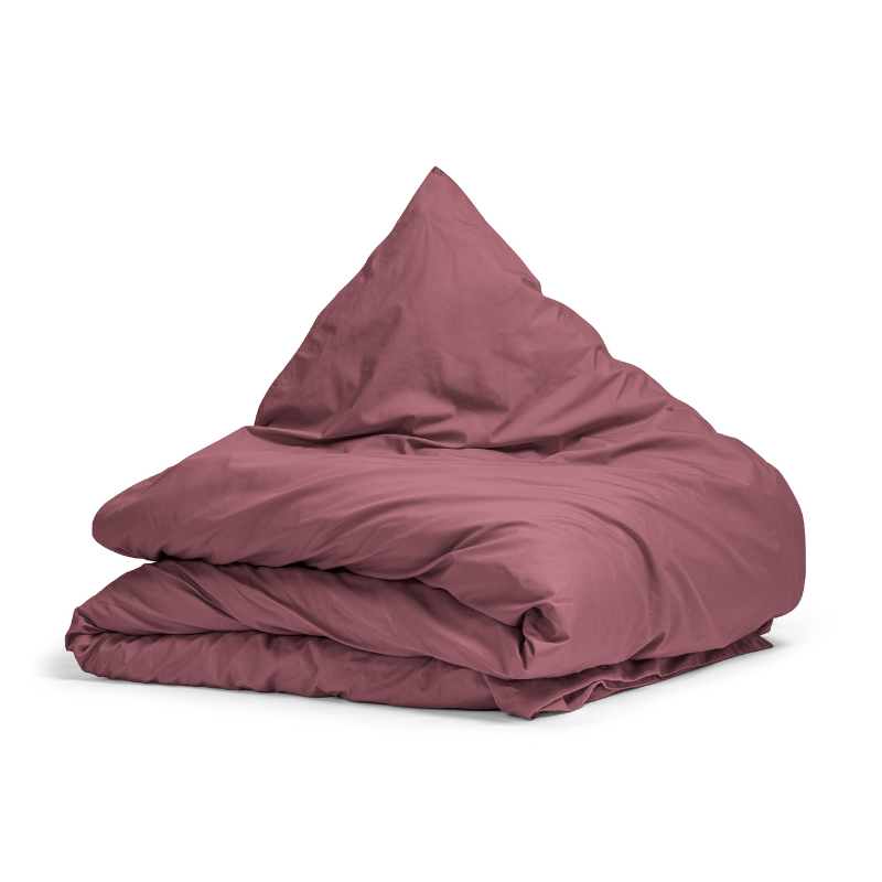 Dekbed Discounter Dekbedovertrek Percale Katoen Uni - Oud Roze