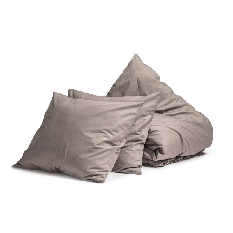 Dekbed Discounter Dekbedovertrek Percale Katoen Uni - Taupe