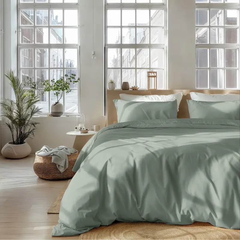 dekbed discounter Dekbedovertrek Percale Katoen Uni - Verkoelend