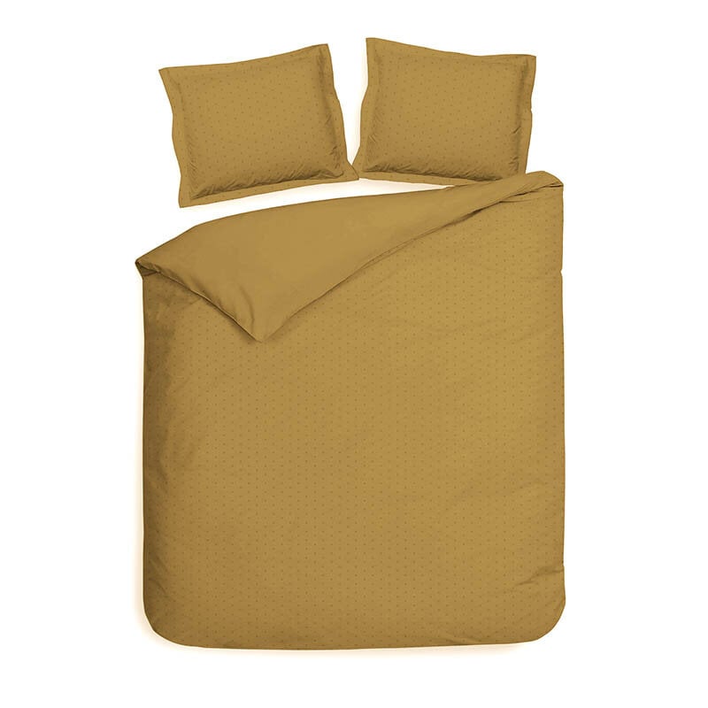 dekbed discounter Dekbedovertrek Punto Katoen-Satijn - Goud
