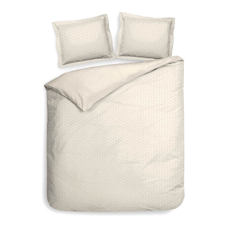 dekbed discounter Dekbedovertrek Punto Katoen-Satijn - Off White