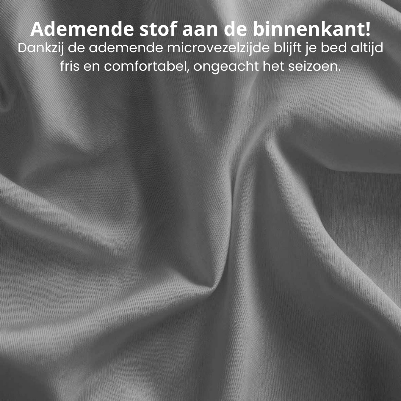 Dekbed Discounter Dekbedovertrek Summer Teddy - Antraciet