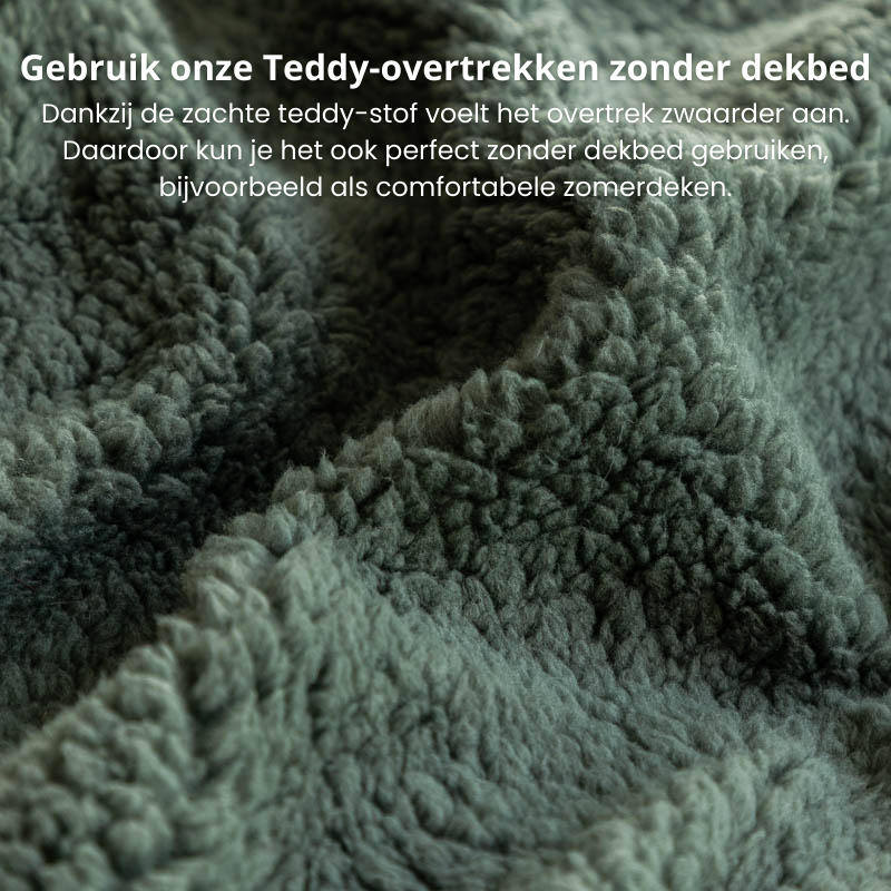 Dekbed Discounter Dekbedovertrek Summer Teddy - Groen