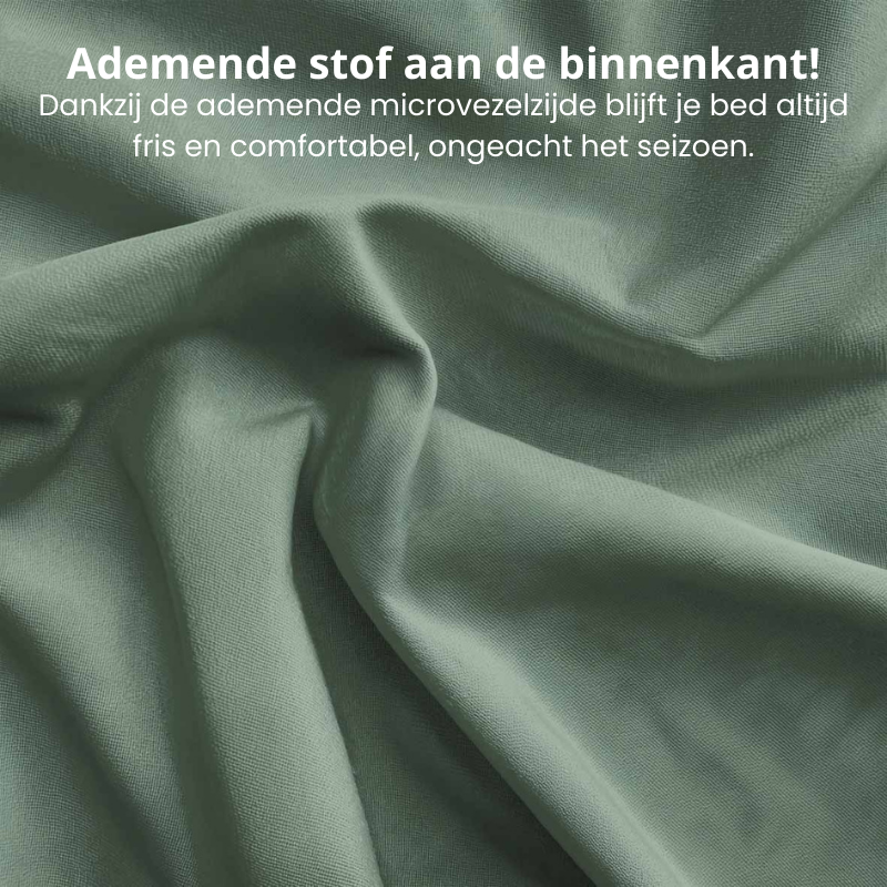 Dekbed Discounter Dekbedovertrek Summer Teddy - Groen