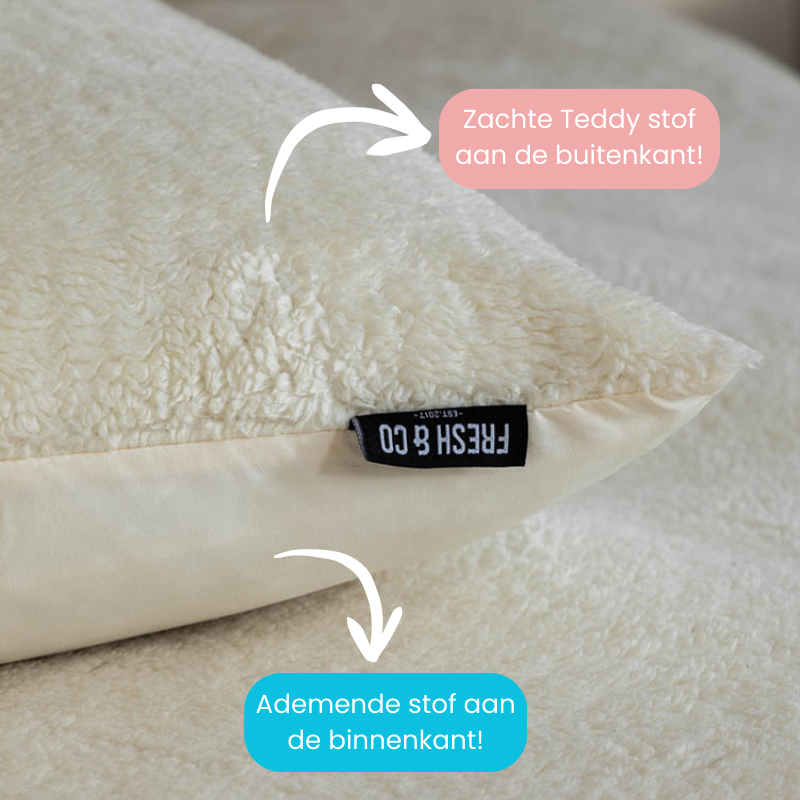 Dekbed Discounter Dekbedovertrek Summer Teddy - Off White