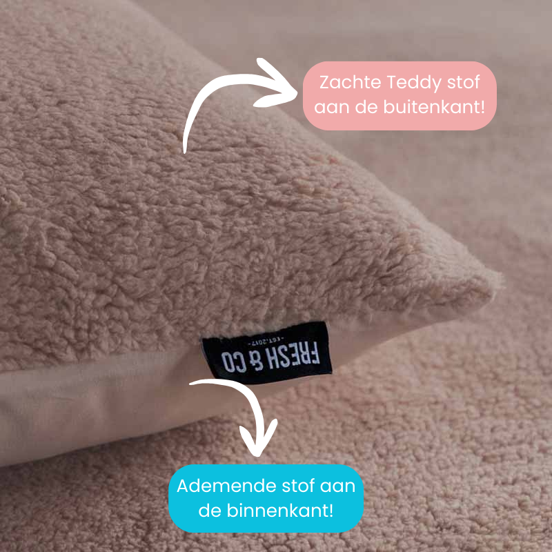 Dekbed Discounter Dekbedovertrek Summer Teddy - Taupe