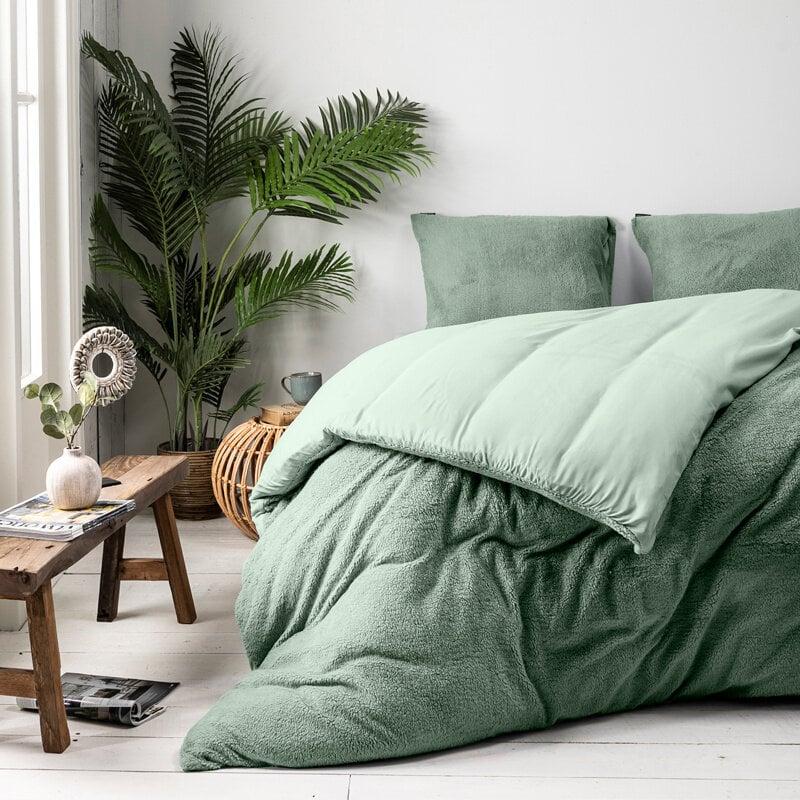 Dekbed Discounter Dekbedovertrek Summer Teddy - Zacht Groen