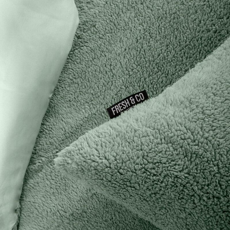 Dekbed Discounter Dekbedovertrek Summer Teddy - Zacht Groen