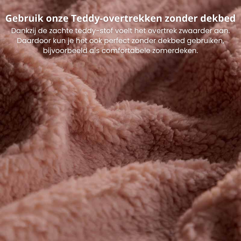 Dekbed Discounter Dekbedovertrek Summer Teddy - Zacht Roze