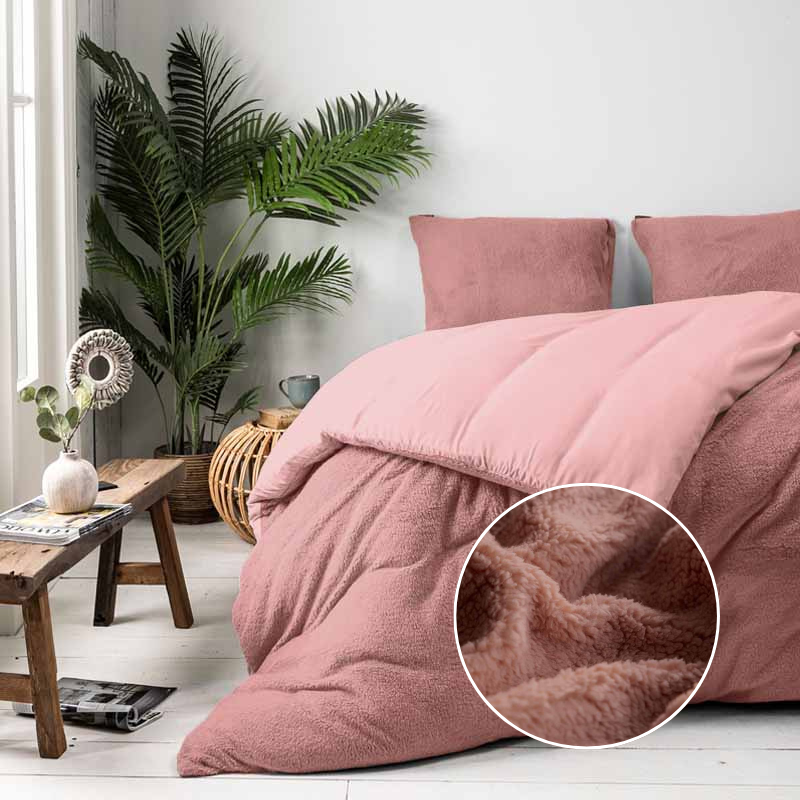 dekbed discounter Dekbedovertrek Summer Teddy - Zacht Roze