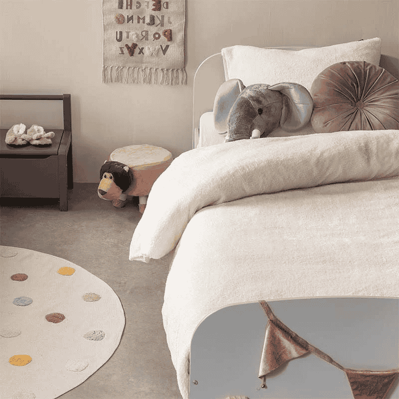 dekbed discounter Dekbedovertrek Teddy Kids - Off White