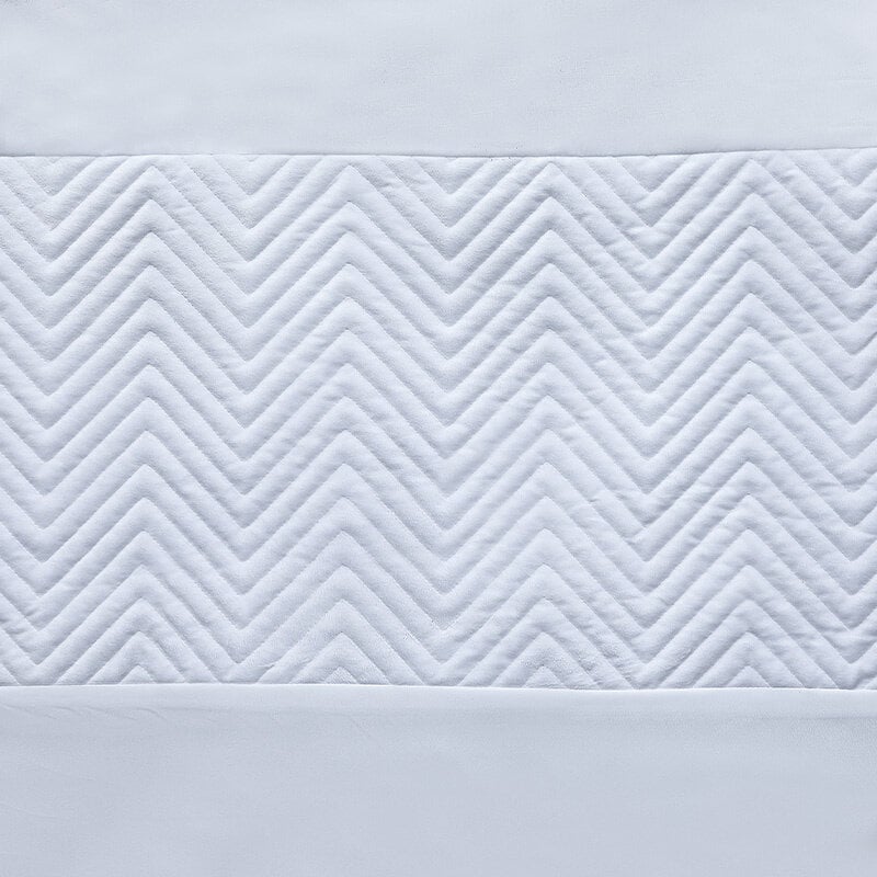 Dekbed Discounter Dekbedovertrek Velvet Crossline - Wit