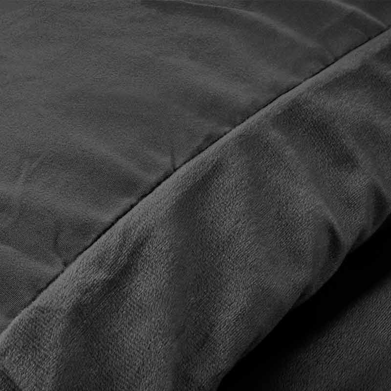 Dekbed Discounter Dekbedovertrek Velvet Uni - Antraciet
