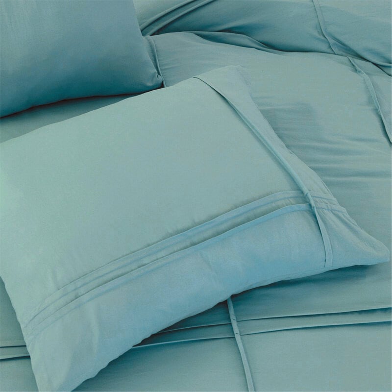 Dekbed Discounter Dekbedovertrek Washed Tufted - Groen