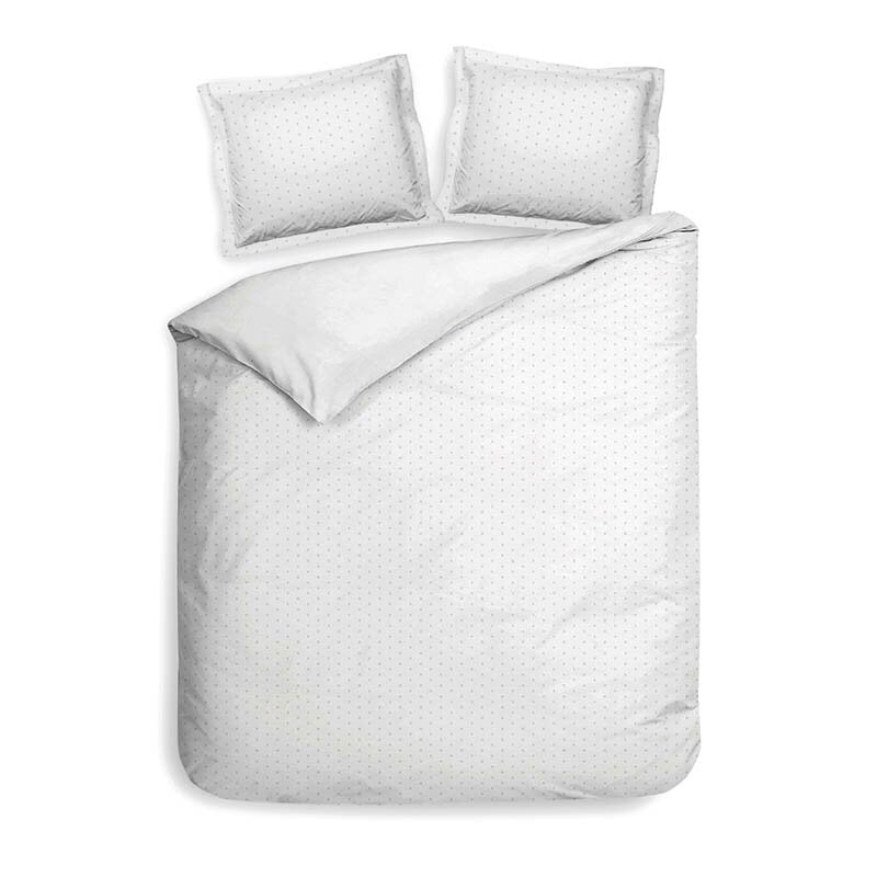 dekbed discounter Dekbedvertrek Punto Katoen-Satijn - Wit