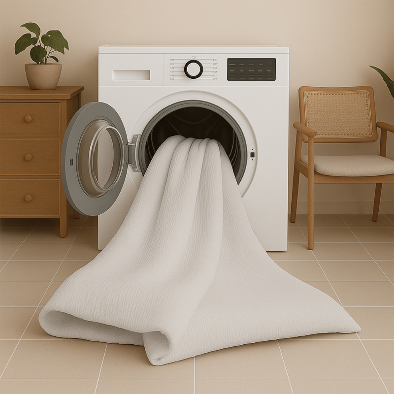 Dekbed Discounter Easy Dekbed & Dekbedovertrek In 1 - Mousseline - Off White