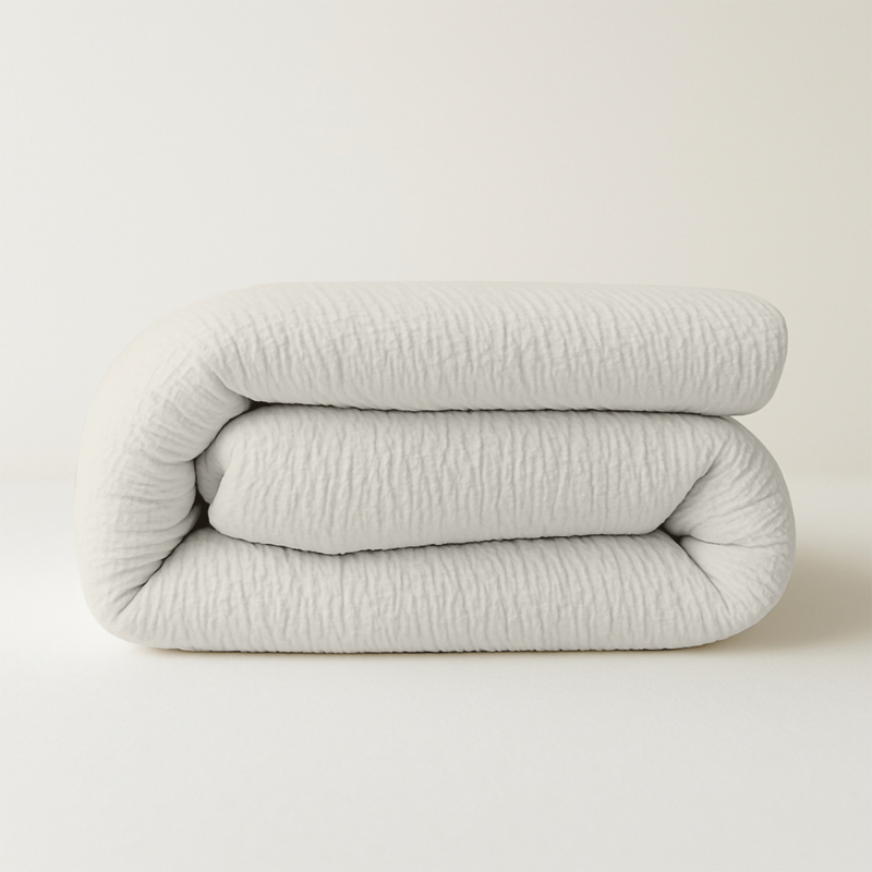 dekbed discounter Easy Dekbed & Dekbedovertrek in 1 - Mousseline - Off White