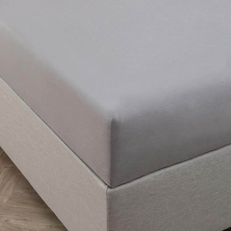 dekbed discounter Hoeslaken - Bamboe Stretch - Licht Grijs