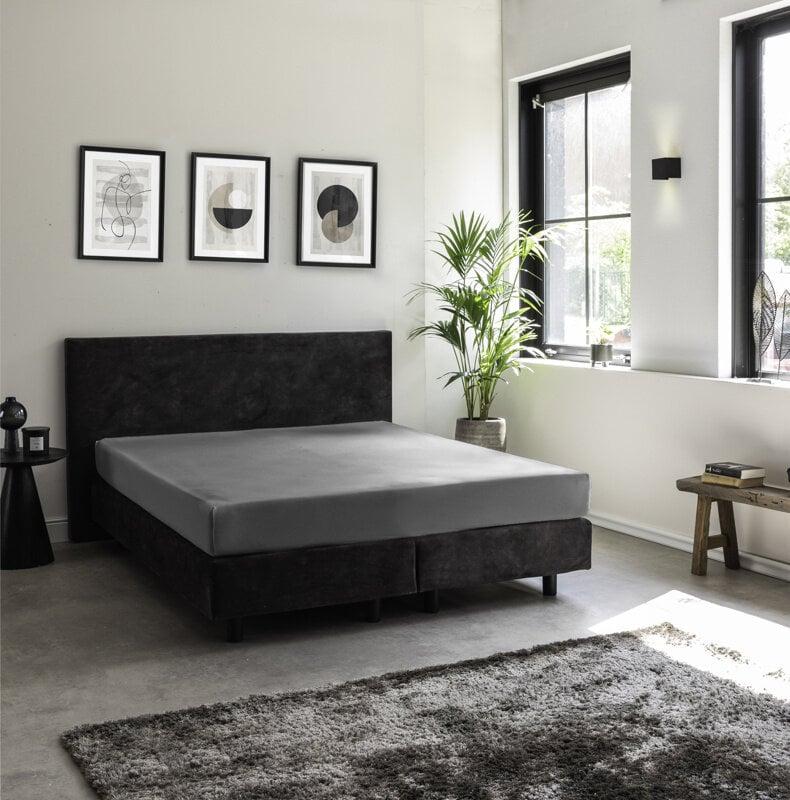 Dekbed Discounter Hoeslaken - Egyptisch Katoen Stretch - Grijs