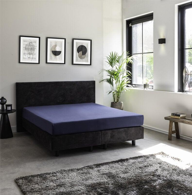 Dekbed Discounter Hoeslaken - Egyptisch Katoen Stretch - Navy