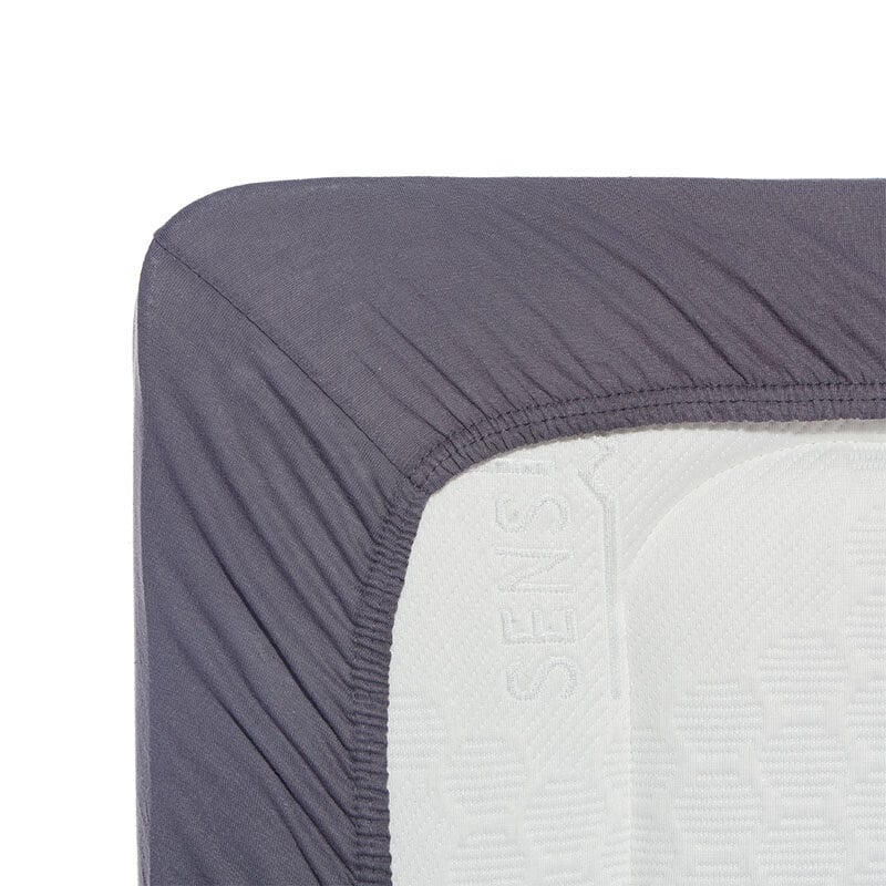 Dekbed Discounter Hoeslaken -Jersey - Luxe Boxspring - Zilver Grijs