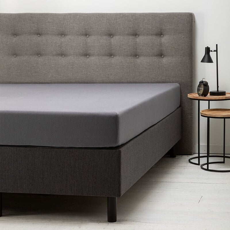 Dekbed Discounter Hoeslaken - Katoen Jersey Stretch - Antraciet