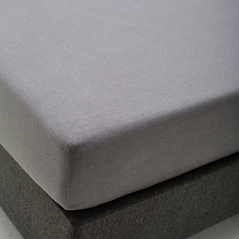 Dekbed Discounter Hoeslaken - Katoen Jersey Stretch - Antraciet