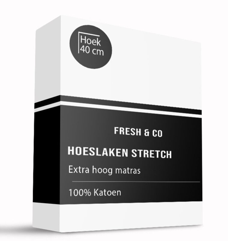 dekbed discounter Hoeslaken - Katoen Jersey Stretch - Extra Hoog