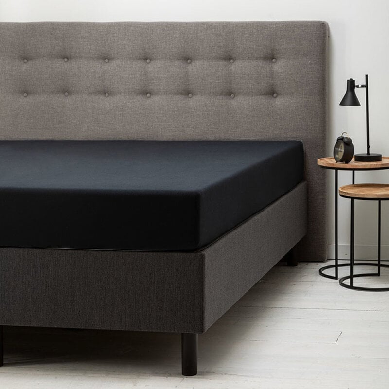Dekbed Discounter Hoeslaken - Katoen Jersey Stretch - Zwart