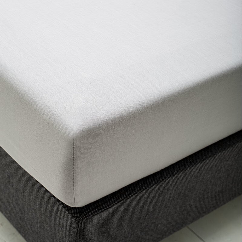 Dekbed Discounter Hoeslaken Katoen - Lichtgrijs - Verkoelend