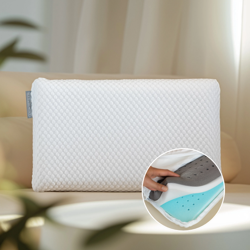 dekbed discounter Hoofdkussen 3-laags memory foam - Verkoelend