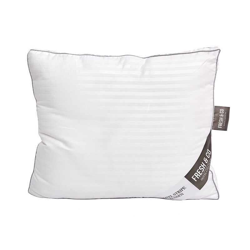 dekbed discounter Hoofdkussen - Hotel Stripe Micro Dons