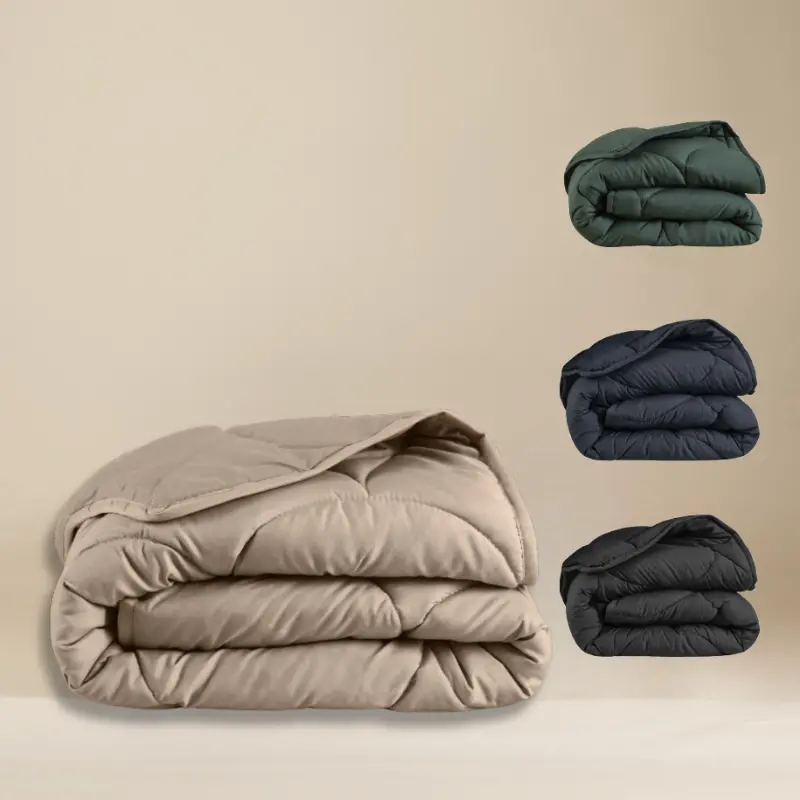 Dekbed Discounter Lazy Dekbed & Dekbedovertrek In 1 - Uni - Taupe