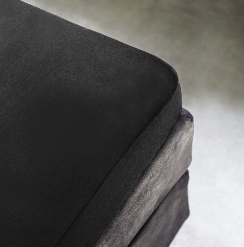 Dekbed Discounter Splittopper Hoeslaken - Egyptisch Katoen Stretch - Antraciet