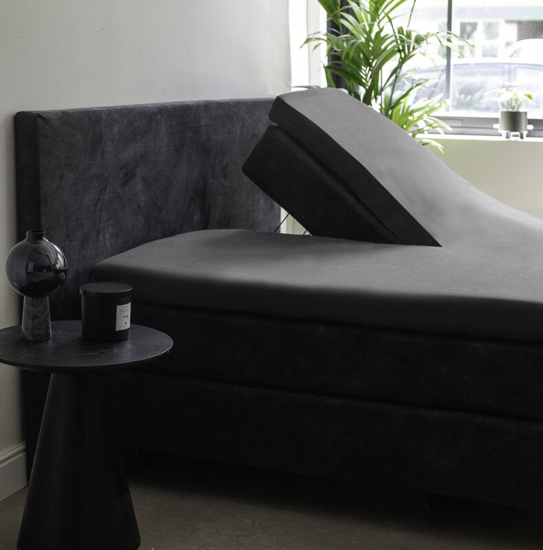 Dekbed Discounter Splittopper Hoeslaken - Egyptisch Katoen Stretch - Grijs