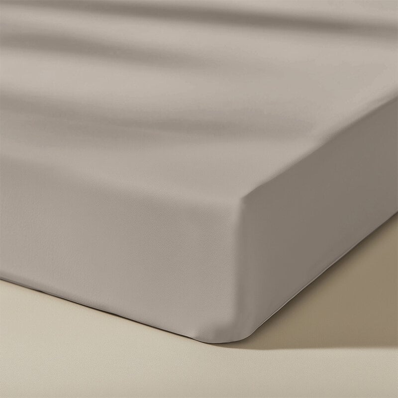 Dekbed Discounter Splittopper Hoeslaken - Katoen Flanel - Taupe