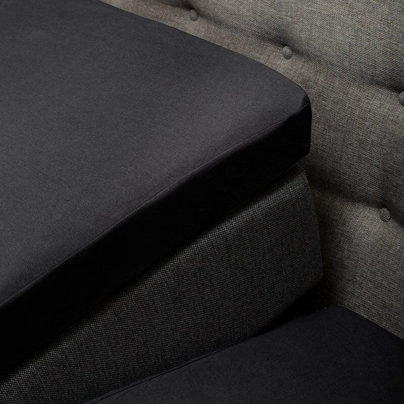 Dekbed Discounter Splittopper Hoeslaken - Katoen Jersey Stretch - Zwart