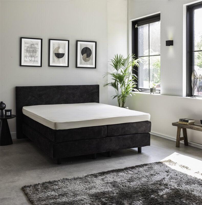 Dekbed Discounter Topper Hoeslaken - Egyptisch Katoen Stretch - Creme