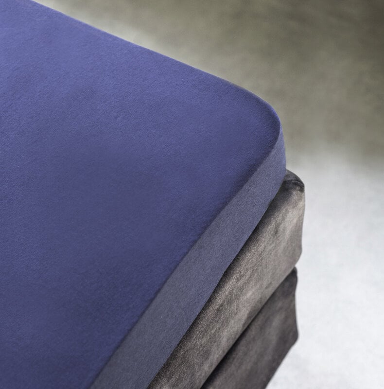 Dekbed Discounter Topper Hoeslaken - Egyptisch Katoen Stretch - Navy