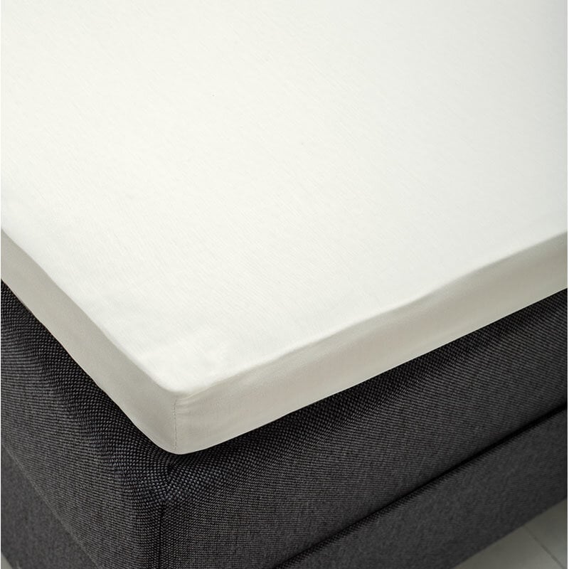 Dekbed Discounter Topper Hoeslaken - Katoen - Creme - Verkoelend